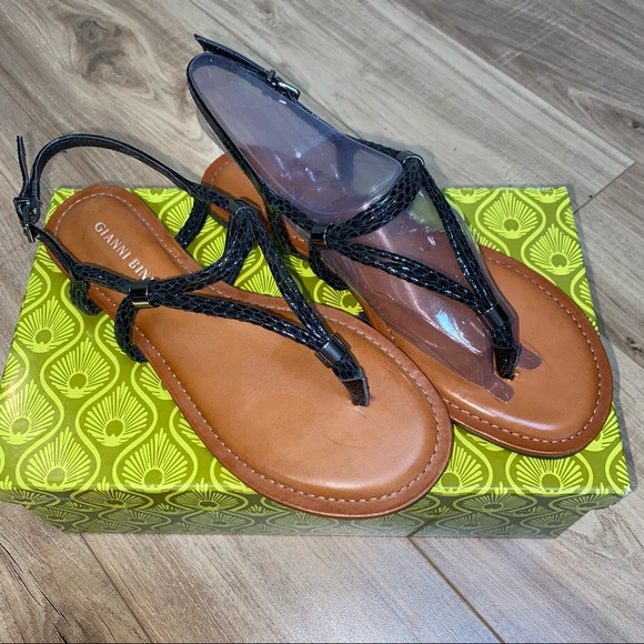 NWT : Gianni Bini : black sandals : Size 7 - Picture 5 of 6